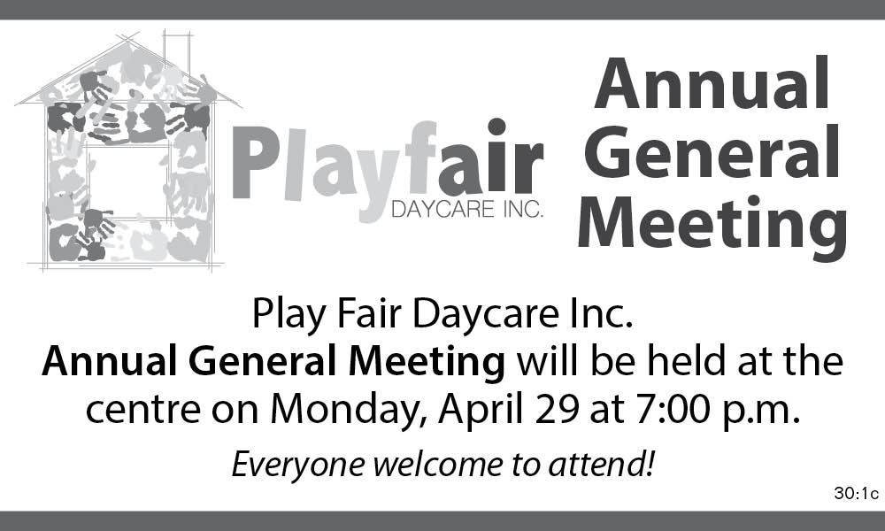 Playfair Daycare AGM